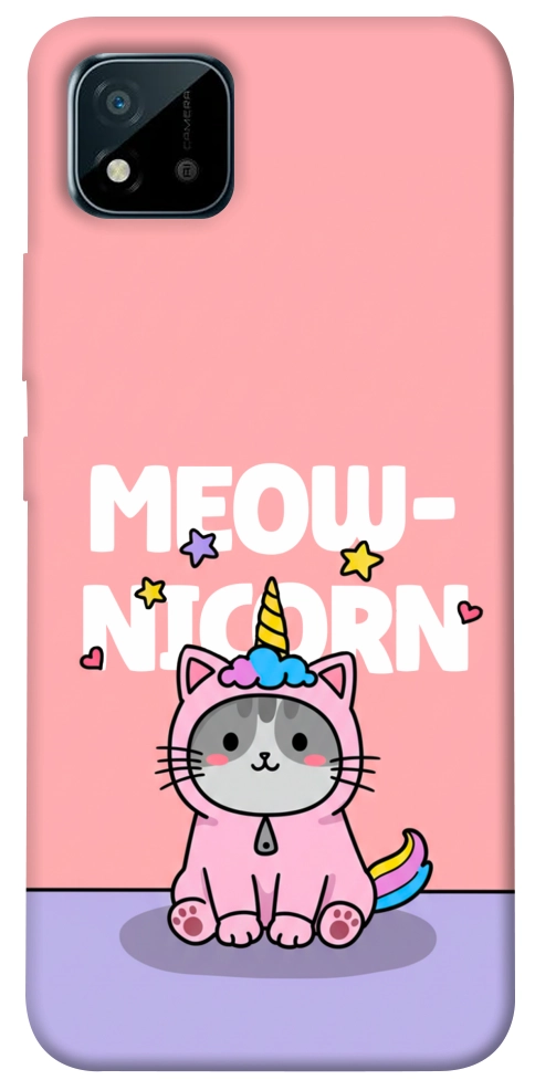 Чохол Cat unicorn для Realme C20