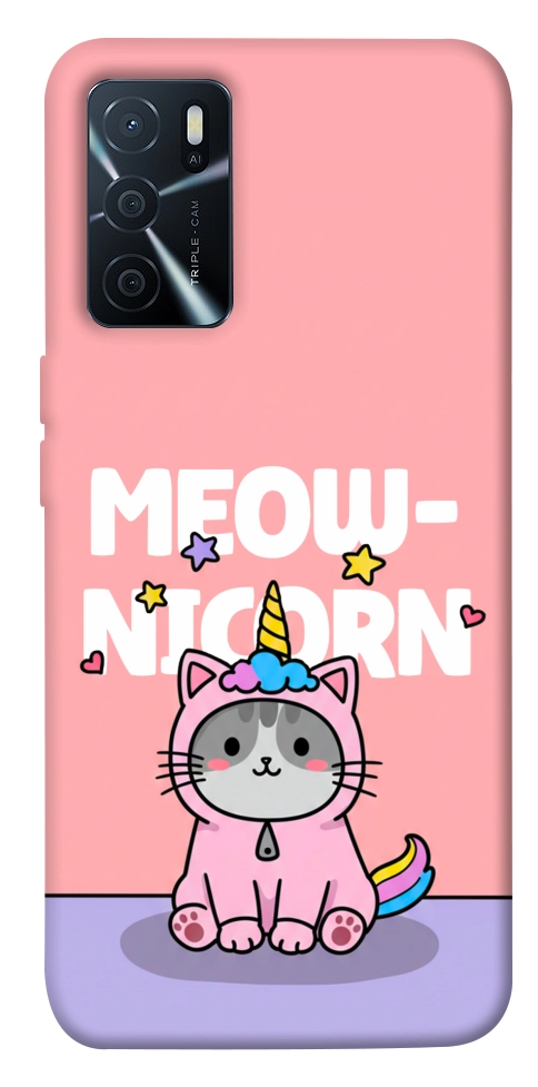 Чохол Cat unicorn для Oppo A16