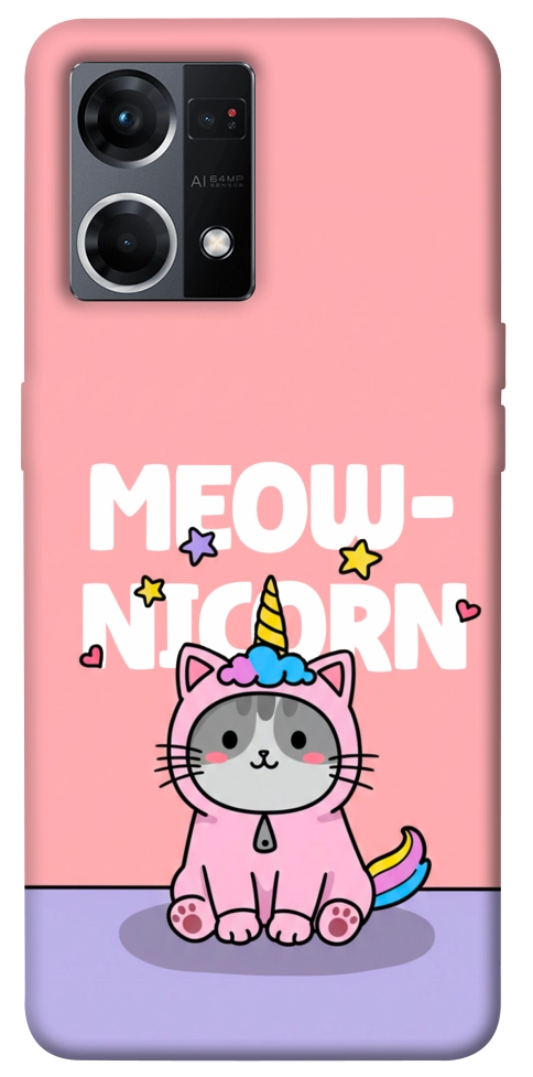 Чохол Cat unicorn для Oppo Reno 7 4G