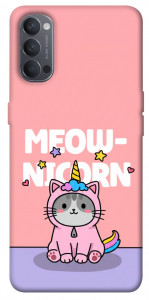 Чехол Cat unicorn для Oppo Reno 4