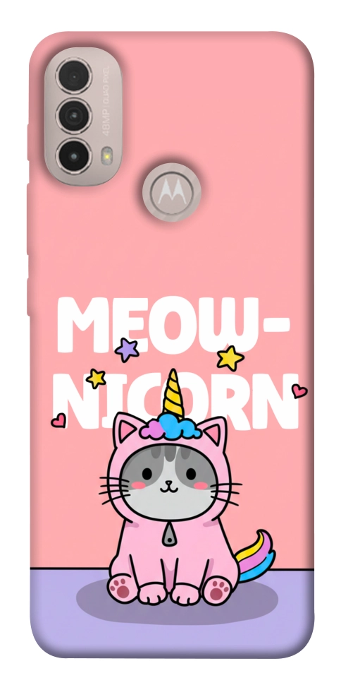 Чехол Cat unicorn для Motorola Moto E40