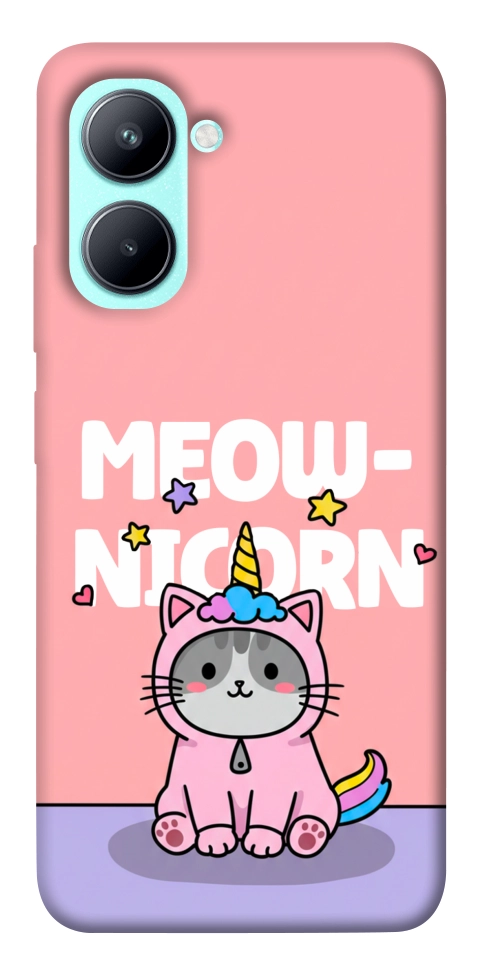 Чехол Cat unicorn для Realme C33