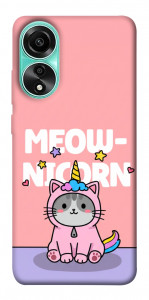 Чохол Cat unicorn для Oppo A78 4G