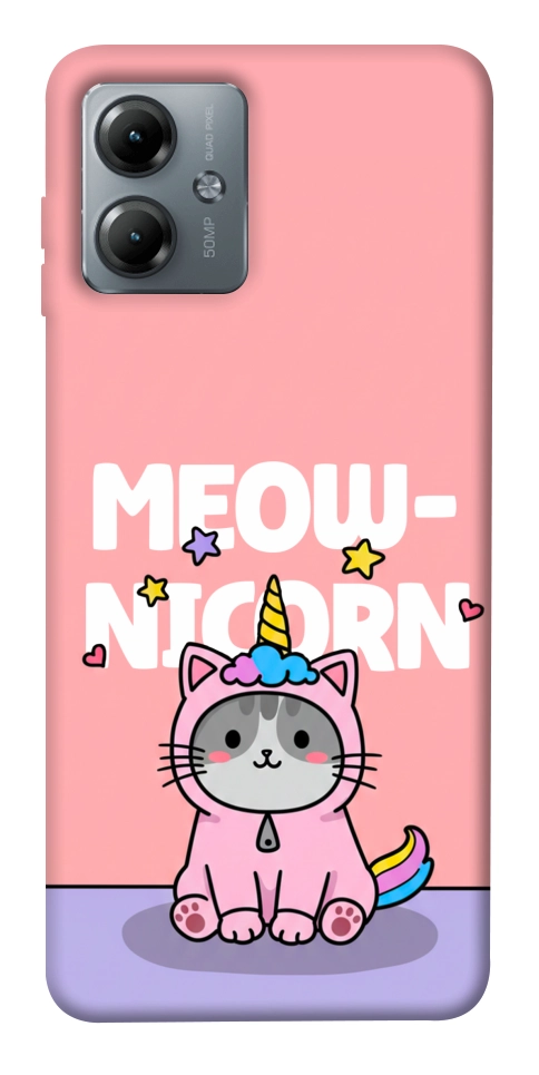 Чохол Cat unicorn для Motorola Moto G14