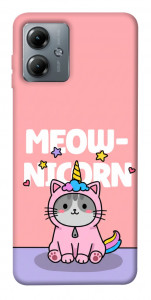 Чохол Cat unicorn для Motorola Moto G14