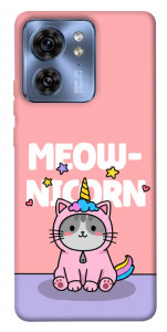 Чохол Cat unicorn для Motorola Edge 40