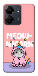 Чехол Cat unicorn для Xiaomi Redmi 13C