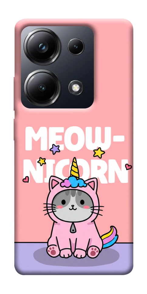 Чехол Cat unicorn для Xiaomi Poco M6