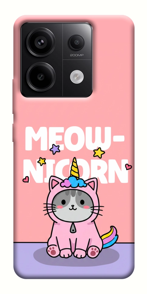 Чехол Cat unicorn для Xiaomi Redmi Note 13 Pro 4G