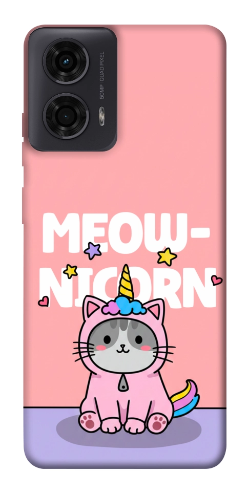 Чехол Cat unicorn для Motorola Moto G24