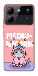 Чохол Cat unicorn для ZTE Blade A54 4G