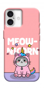 Чохол Cat unicorn для iPhone 16