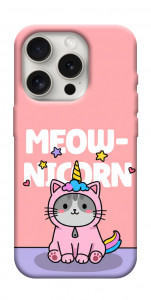 Чохол Cat unicorn для iPhone 16 Pro