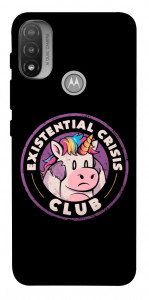 Чехол Crisis club для Мotorola Moto E20