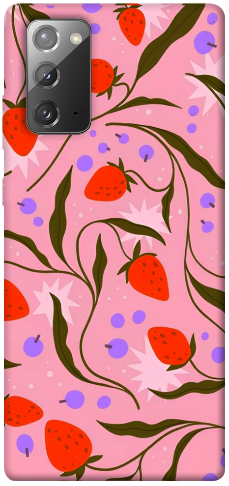 Чохол Strawberry pink для Galaxy Note 20