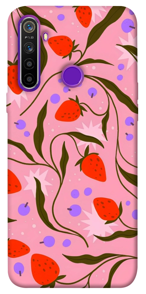 Чохол Strawberry pink для Realme 5