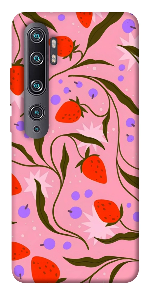 Чохол Strawberry pink для Xiaomi Mi Note 10