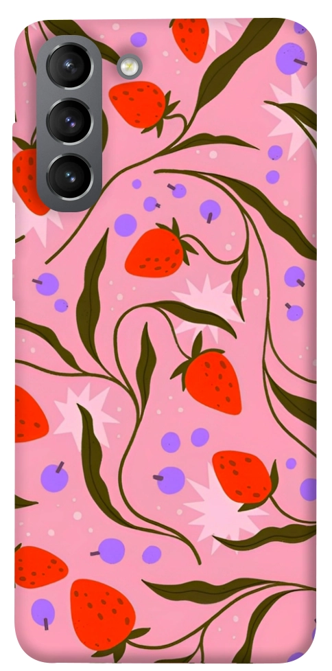 Чехол Strawberry pink для Galaxy S21