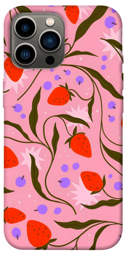 Чохол Strawberry pink для iPhone 13 Pro Max