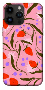 Чохол Strawberry pink для iPhone 14 Pro Max