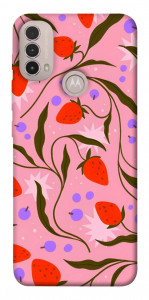 Чохол Strawberry pink для Motorola Moto E40