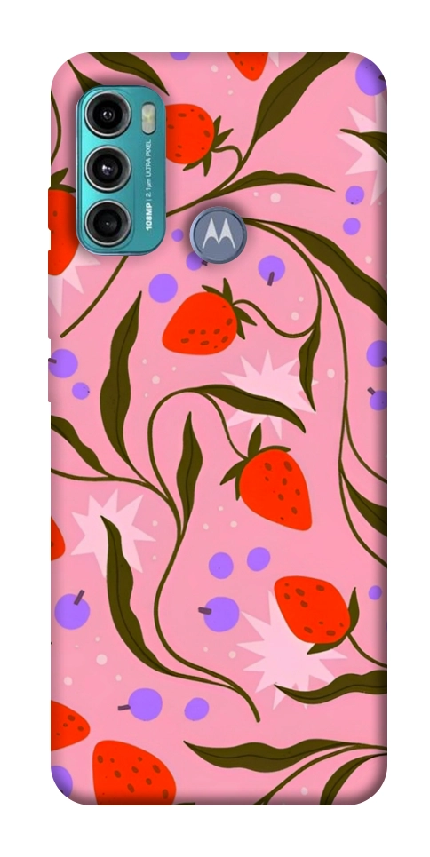 Чохол Strawberry pink для Motorola Moto G60