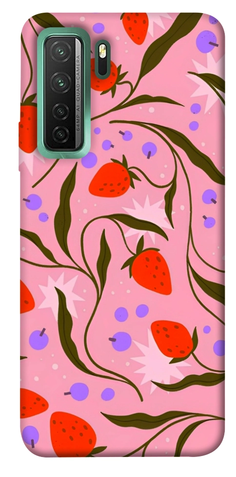 Чохол Strawberry pink для Huawei nova 7 SE