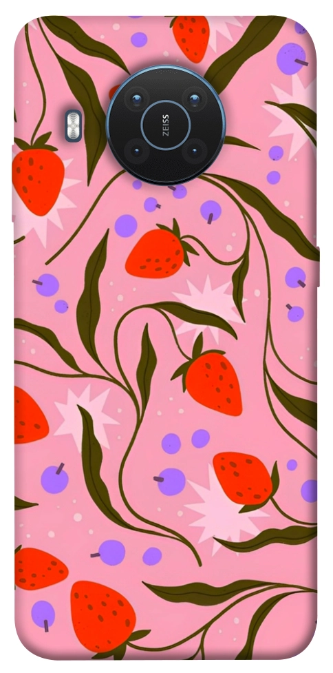 Чохол Strawberry pink для Nokia X20