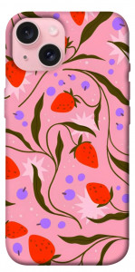 Чехол Strawberry pink для iPhone 15