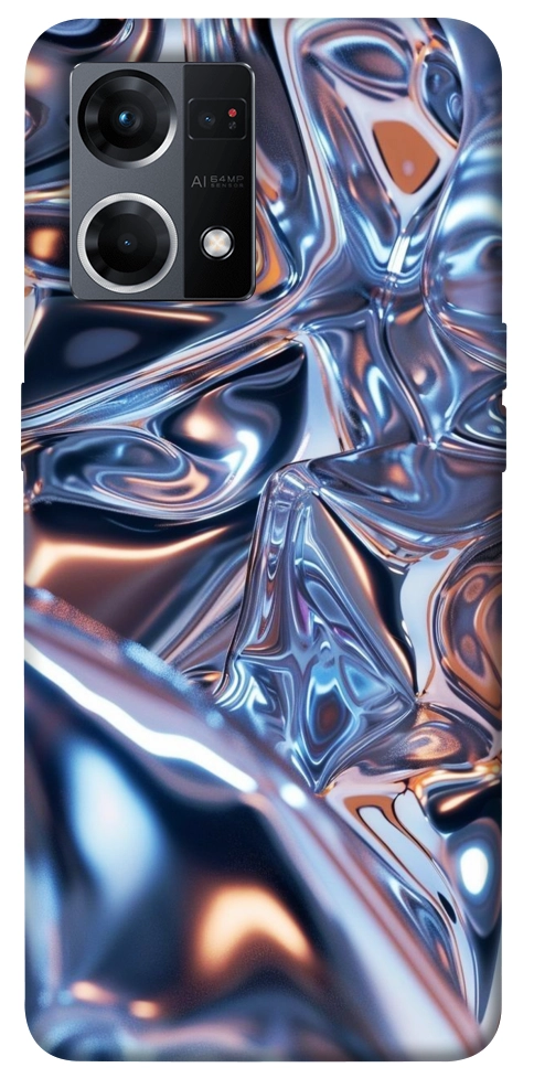 Чохол Silver pattern для Oppo Reno 7 4G