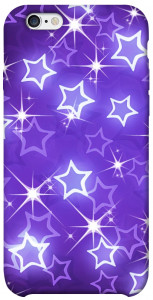 Чохол Purple sparkles для iPhone 6s (4.7'')