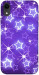 Чехол Purple sparkles для iPhone XR