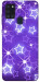 Чехол Purple sparkles для Galaxy A21s (2020)