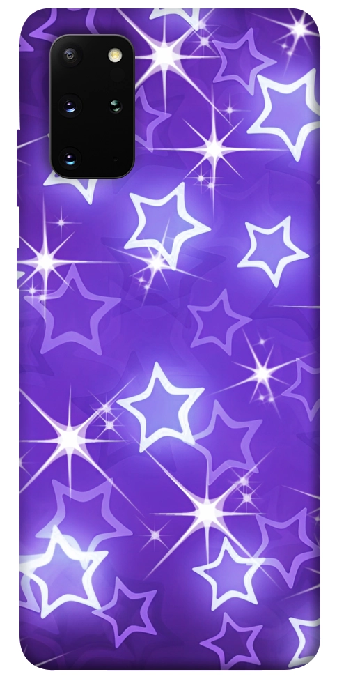 Чохол Purple sparkles для Galaxy S20 Plus (2020)