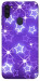 Чехол Purple sparkles для Galaxy M11 (2020)