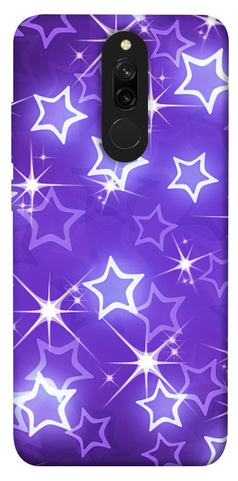 Чохол Purple sparkles для Xiaomi Redmi 8