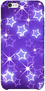 Чехол Purple sparkles для iPhone 6s plus (5.5'')