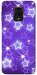 Чехол Purple sparkles для Xiaomi Redmi Note 9 Pro