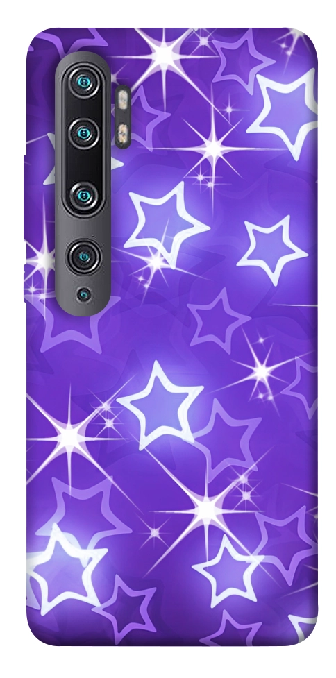 Чохол Purple sparkles для Xiaomi Mi Note 10