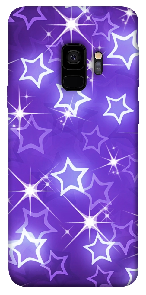 Чохол Purple sparkles для Galaxy S9