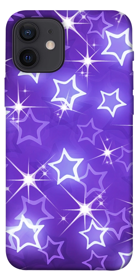 Чохол Purple sparkles для iPhone 12