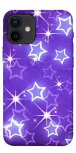 Чехол Purple sparkles для iPhone 12 mini