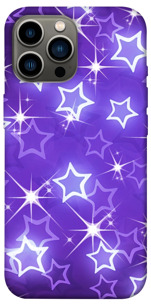 Чехол Purple sparkles для iPhone 12 Pro Max