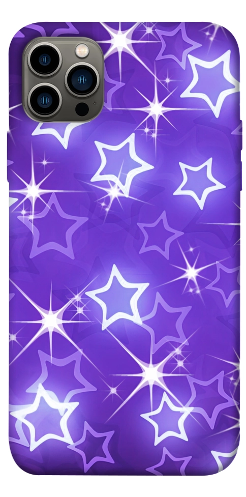 Чехол Purple sparkles для iPhone 12 Pro