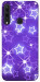 Чехол Purple sparkles для Huawei Y6p