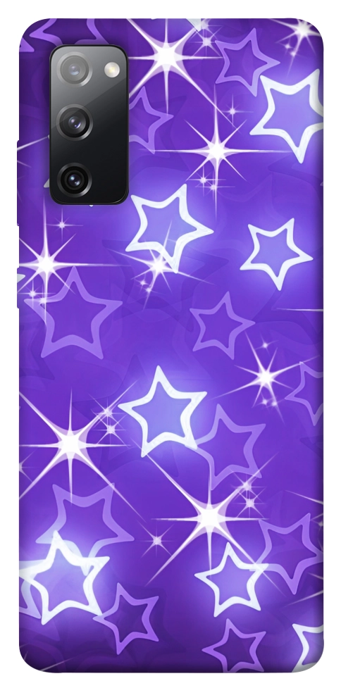 Чохол Purple sparkles для Galaxy S20 FE