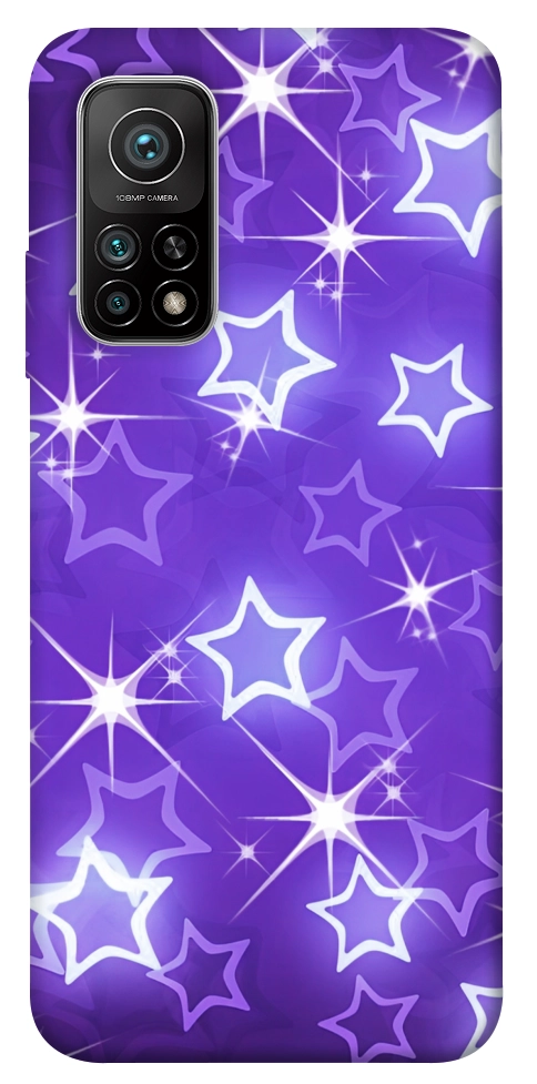 Чохол Purple sparkles для Xiaomi Mi 10T