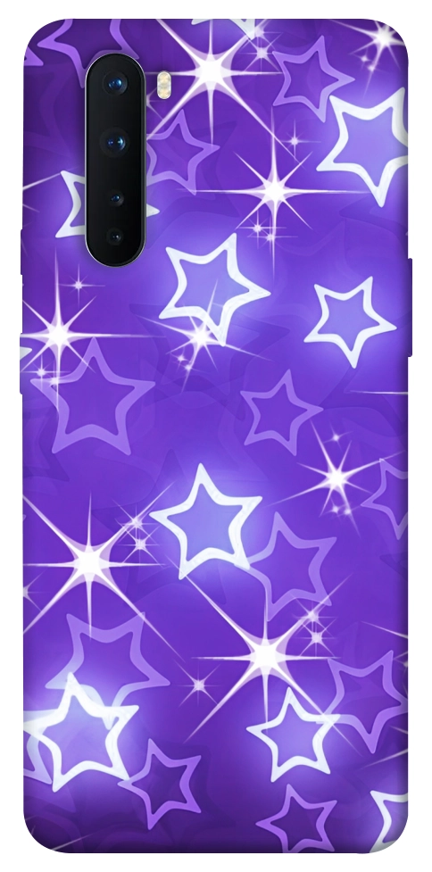 Чохол Purple sparkles для OnePlus Nord