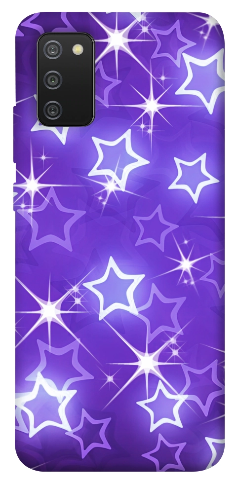 Чохол Purple sparkles для Galaxy A02s