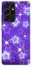 Чехол Purple sparkles для Galaxy S21 Ultra